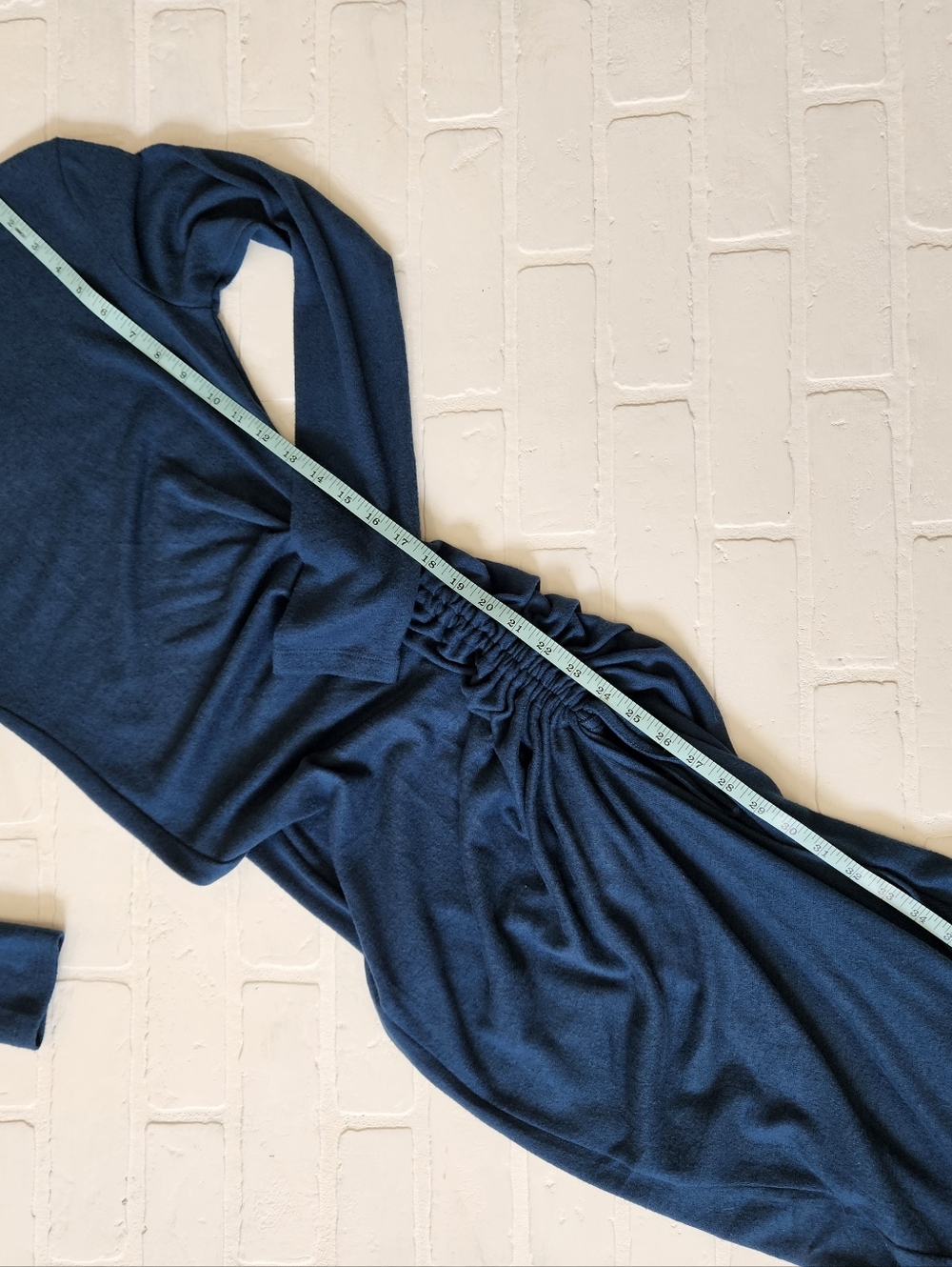 Mock Neck Ruched Dress - Picture 8 of 8